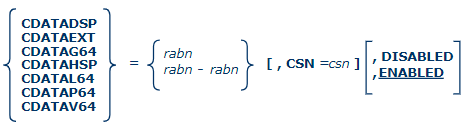 CDATA command syntax.