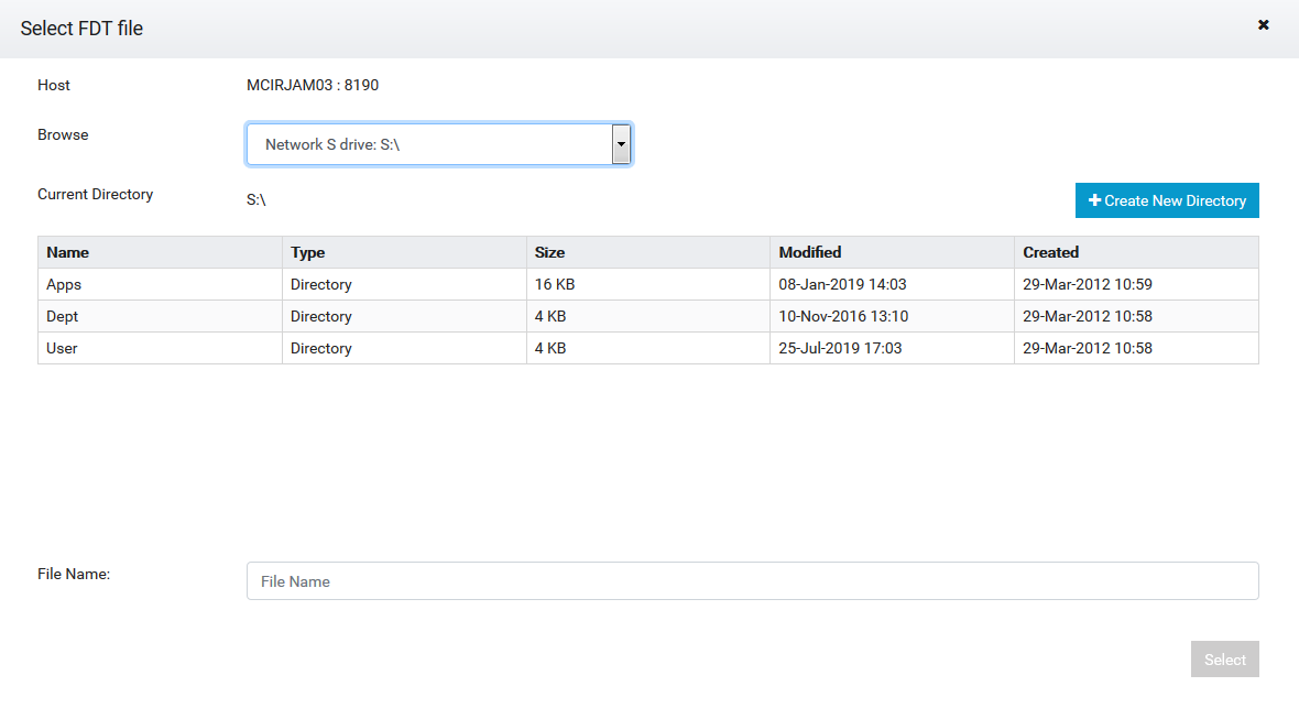 browsing mapped network drive