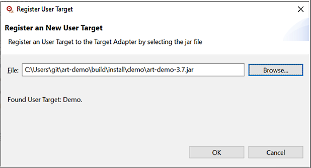 The register a new user message box