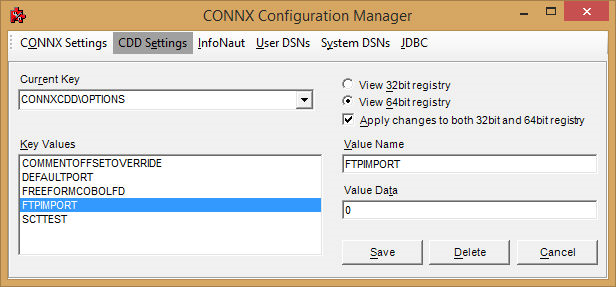 Configuration Manager import without FTP