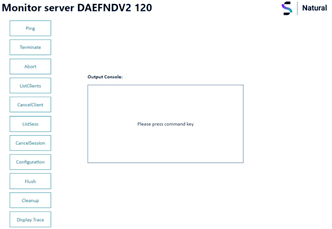 Monitor server NDVDEVxxx