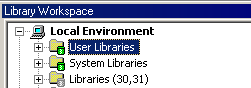 Library workspace