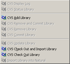 Commands on library level