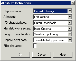 Attribute definitions