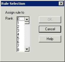 Rule selection