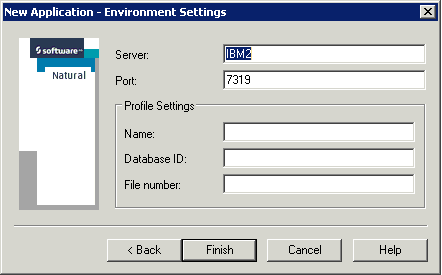 Environment settings for mainframe