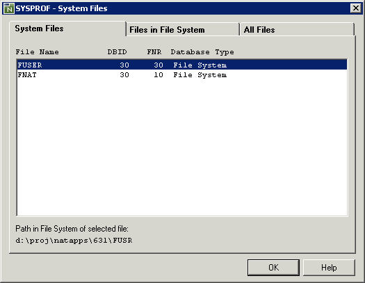 System files