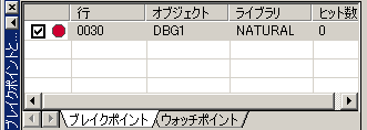 Breakpoints and watchpoints