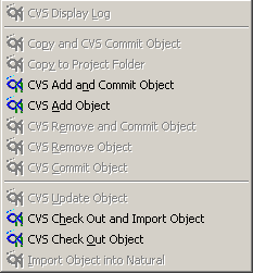 Commands on object level