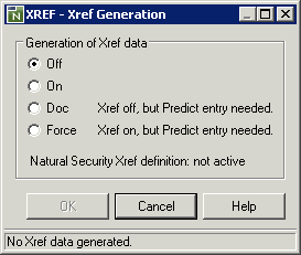 Xref generation