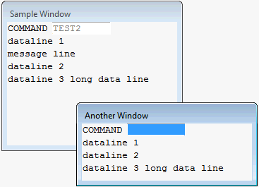 Multiple Sample Windows