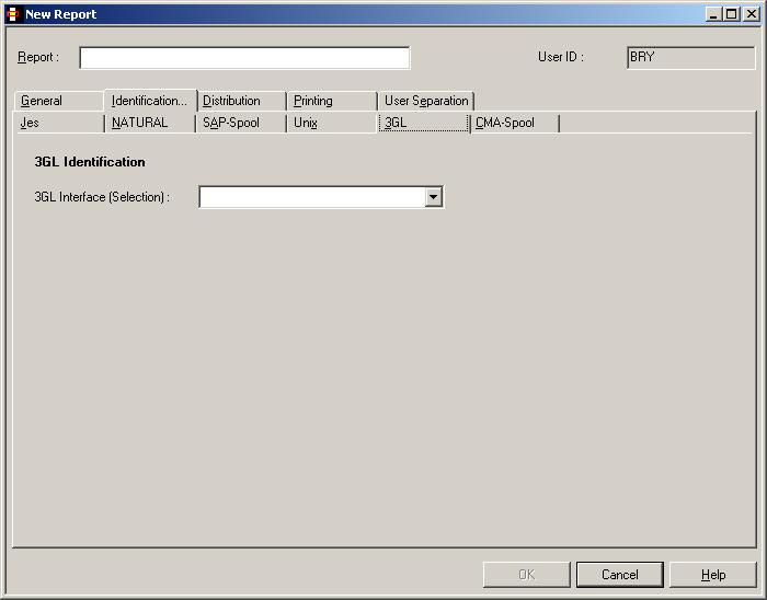 New Report - 3GL Identification Attributes
