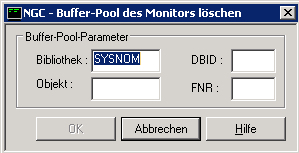 Buffer-Pool des Monitors löschen