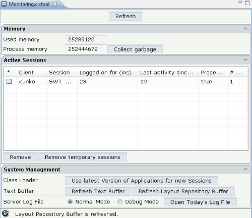 Monitoring tool