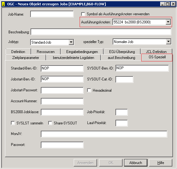 Register OS Speziell - BS2000/OSD