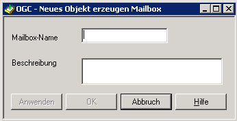 Neue Mailbox
