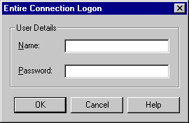 Logon dialog