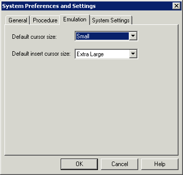 System Preferences and Settings - Emulation