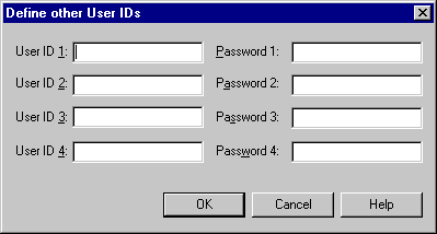 Define other user IDs