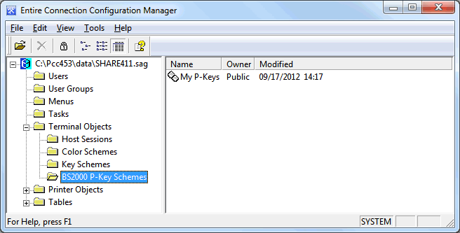 Bs2000 P-Key Schemes