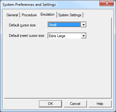 System Preferences and Settings - Emulation