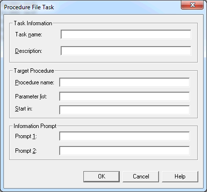 Procedure File Task