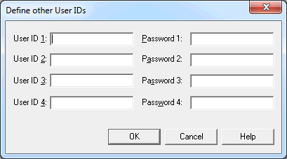 Define other user IDs