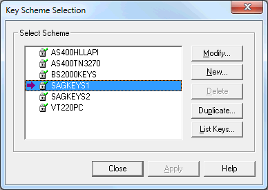 Key Scheme Selection