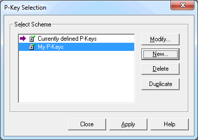 P-Key Selection