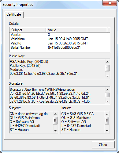 Security properties