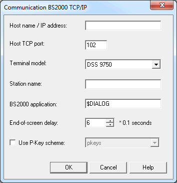 Communication - BS2000 TCP/IP