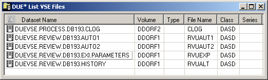 List files