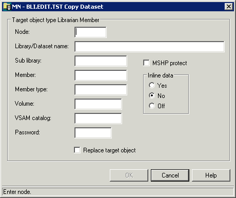 Copy object to librarian member