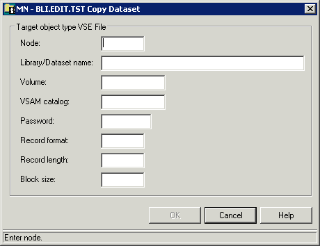 Copy object to z/VSE file
