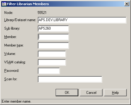 Filter librarian members