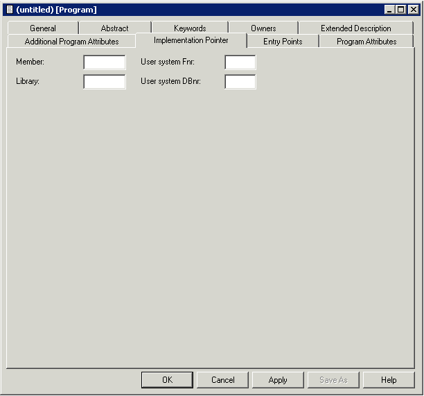 Implementation pointer