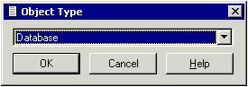 Select object type