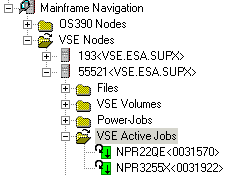 VSE Active Jobs folder