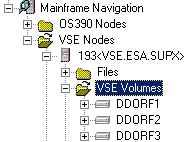 VSE Volumes folder