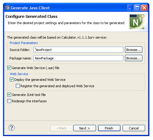 Generating Java Clients And Web Services