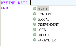 Content assist