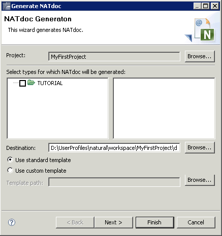 Generate NATdoc