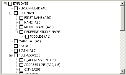 Import data fields