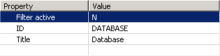 Properties for an object type