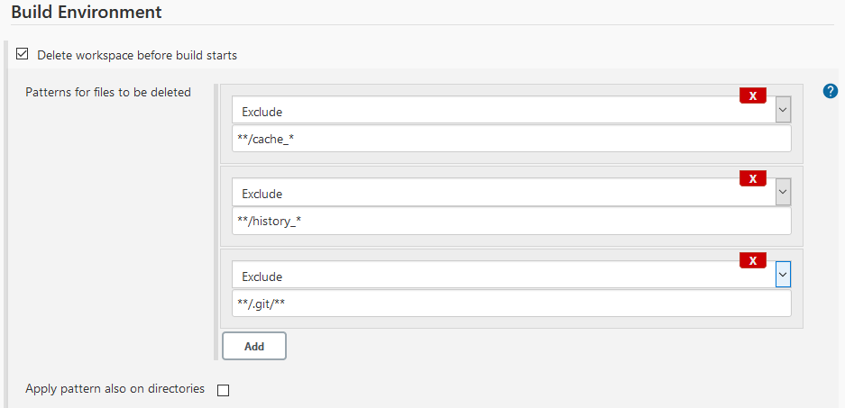 exclude specific files configuration