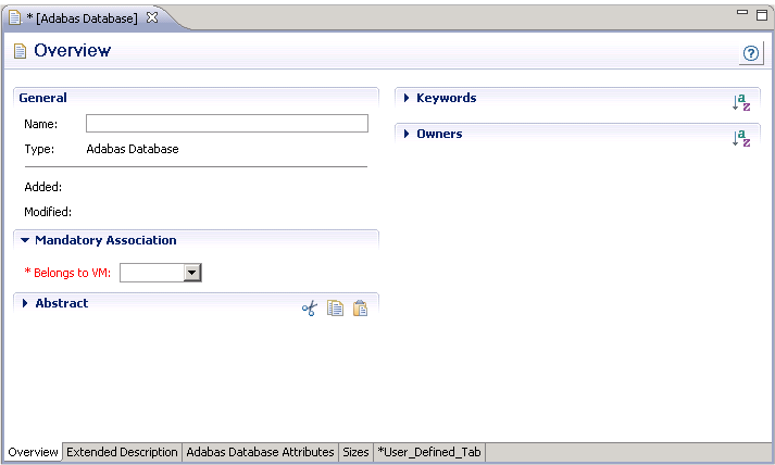 Basic database attributes