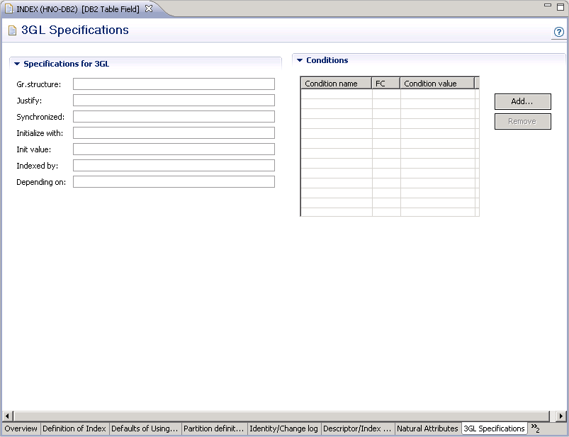 Specifications for 3GL