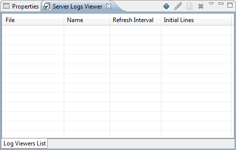 Server logs viewer
