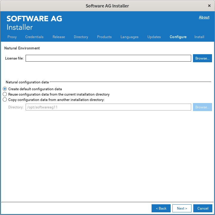 Natural license file