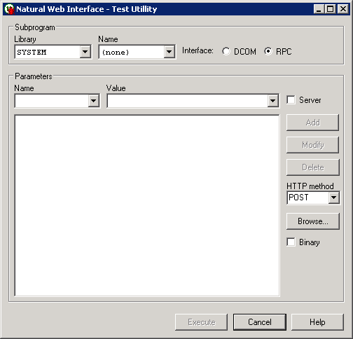 Natural Web Interface - Test Utility